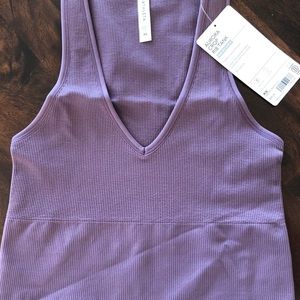 Purple workout top